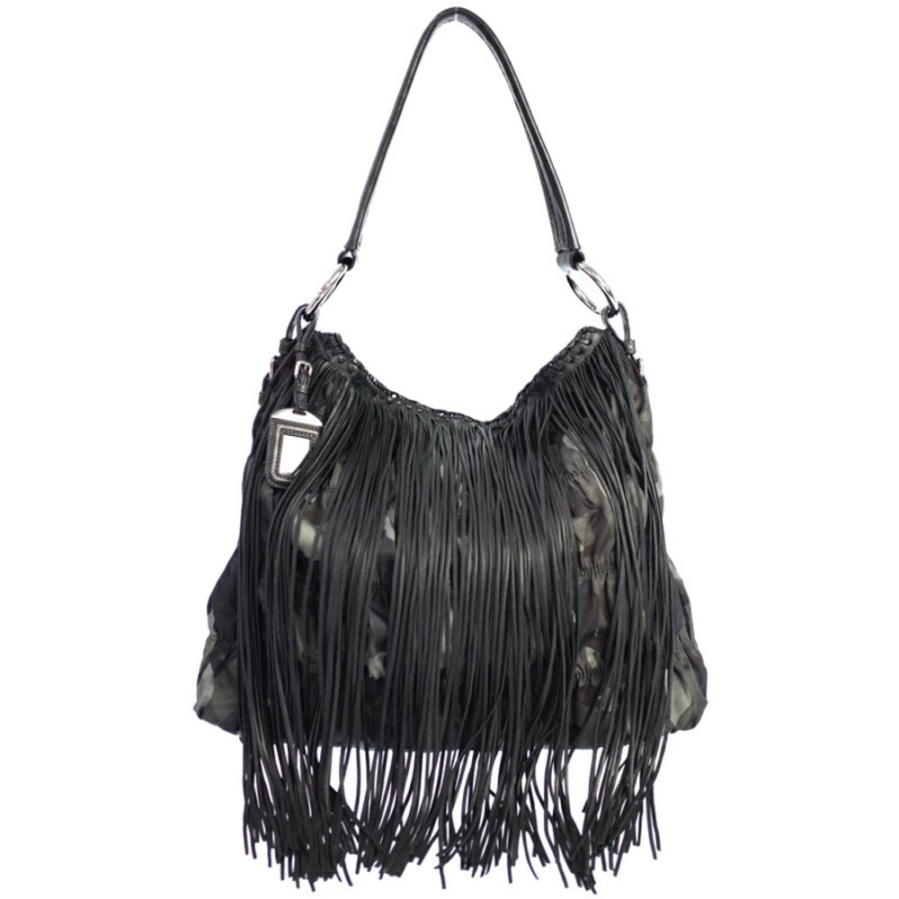 Prada Fringe Camouflage Shoulder Bag